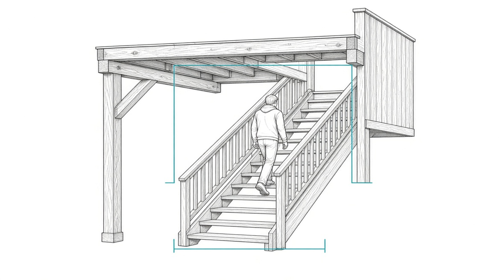 Headroom and width — Stair Building Code Basics