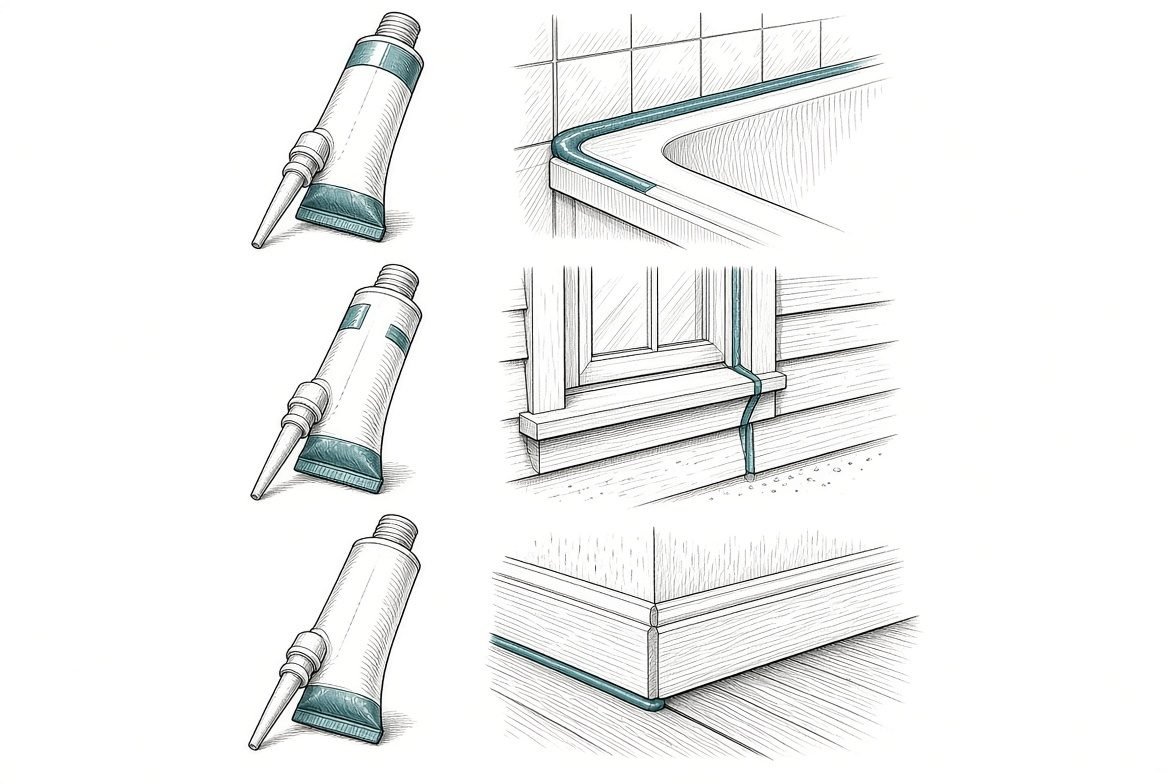 Pick the right caulk — Caulking Guide for Homeowners