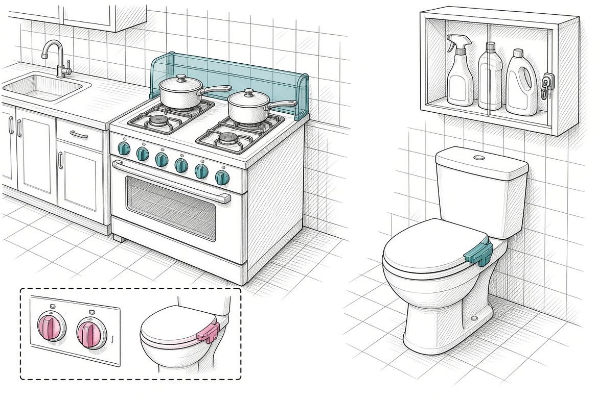 Mind water and the kitchen — Childproofing Your Home