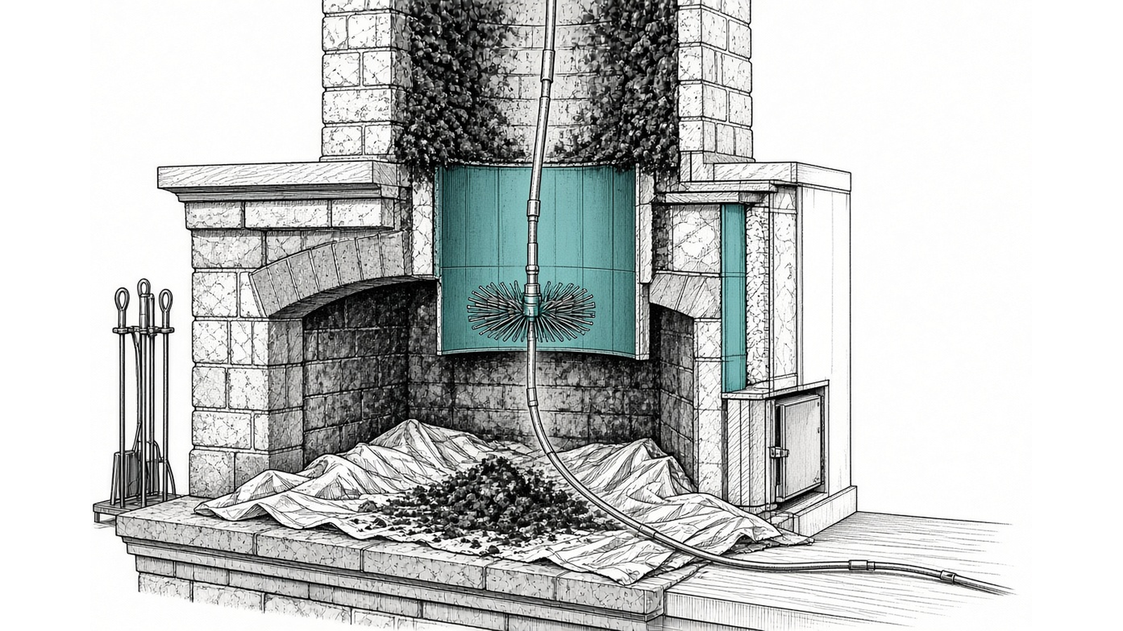 Inspect and sweep — Chimney Maintenance Guide