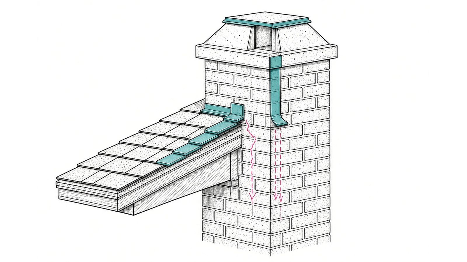 Flashing and crown — Chimney Maintenance Guide