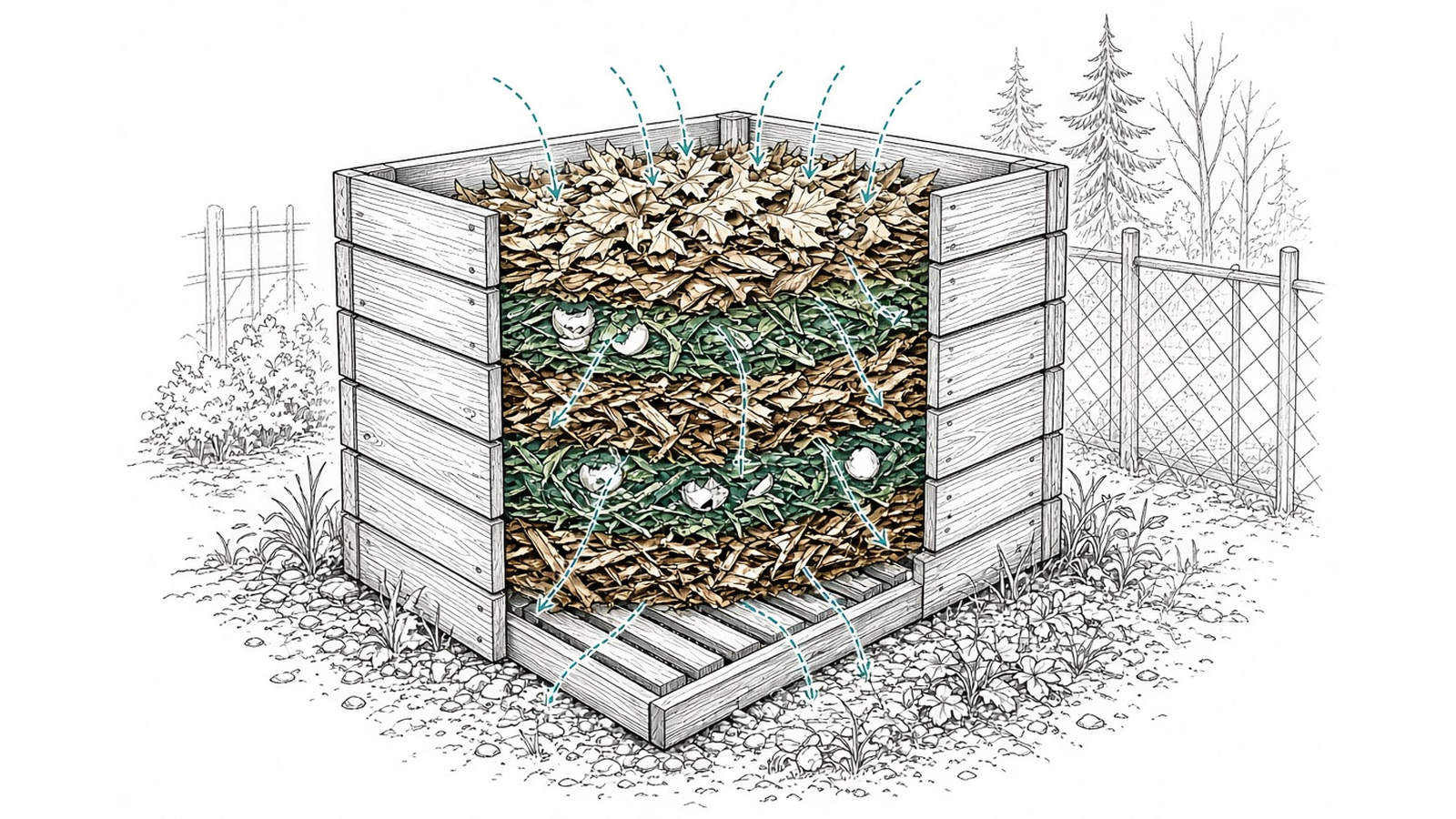Balance greens and browns — Home Composting Guide