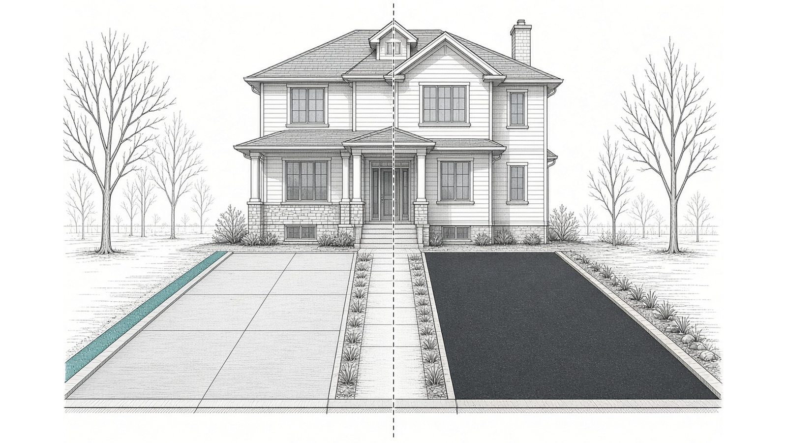 Concrete vs Asphalt Driveway