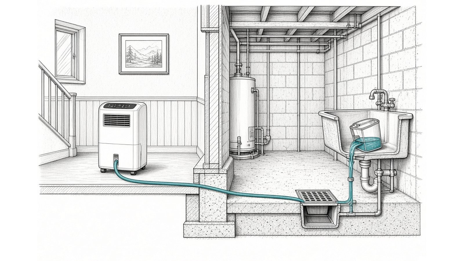Drain it — Dehumidifier Guide