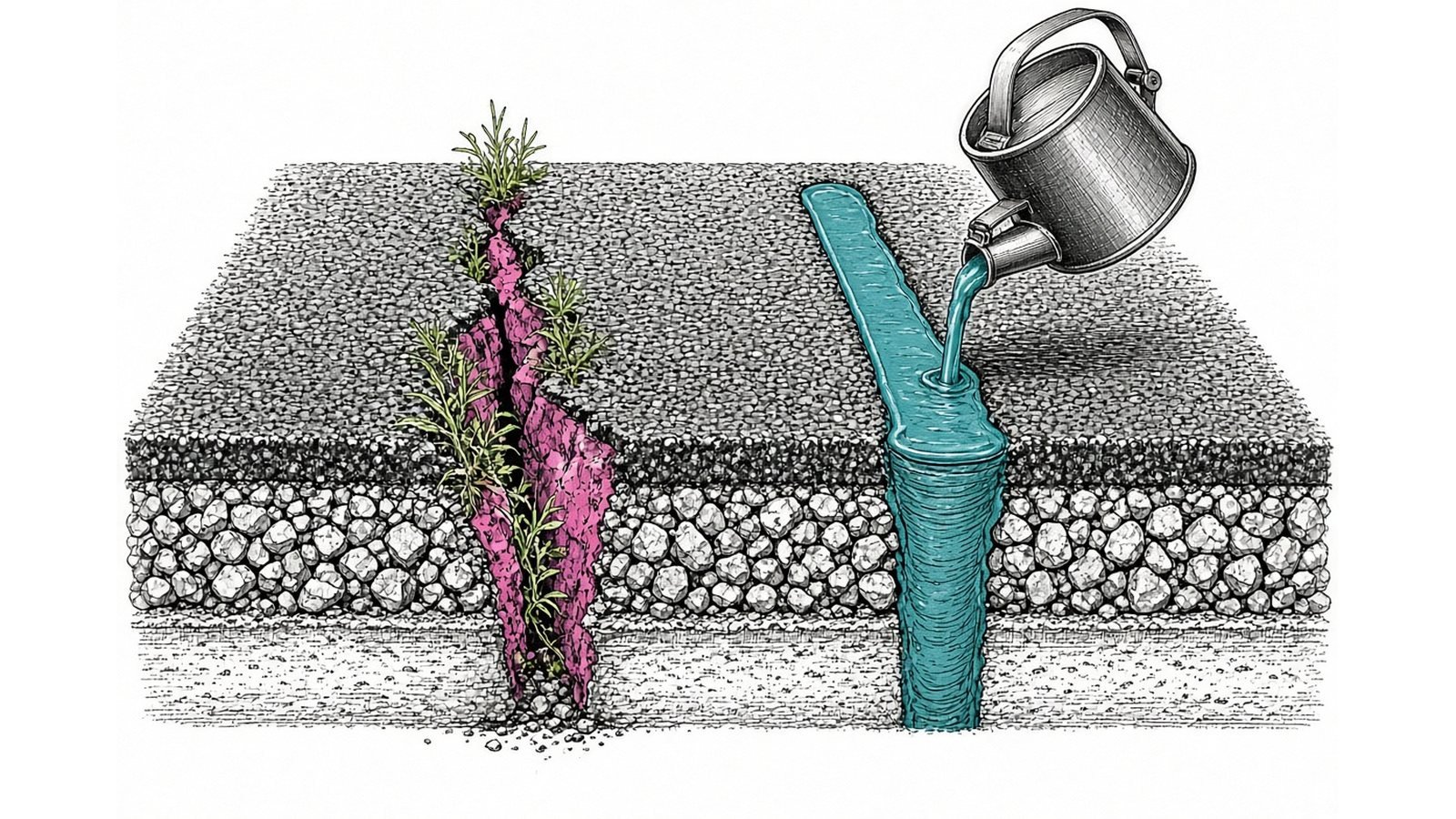 Seal cracks early — Driveway Maintenance Guide