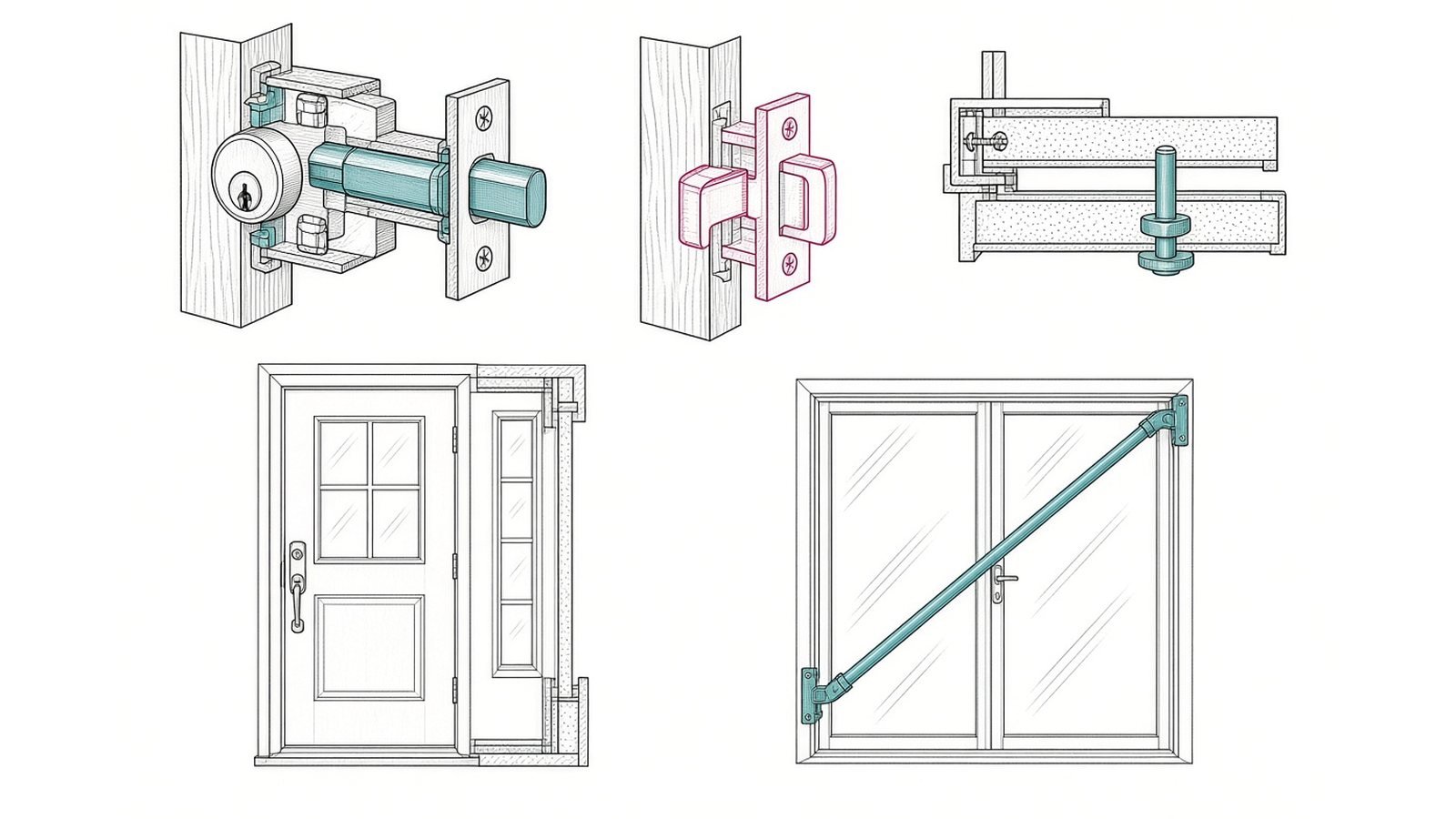 Doors, locks, and windows — Home Security Basics