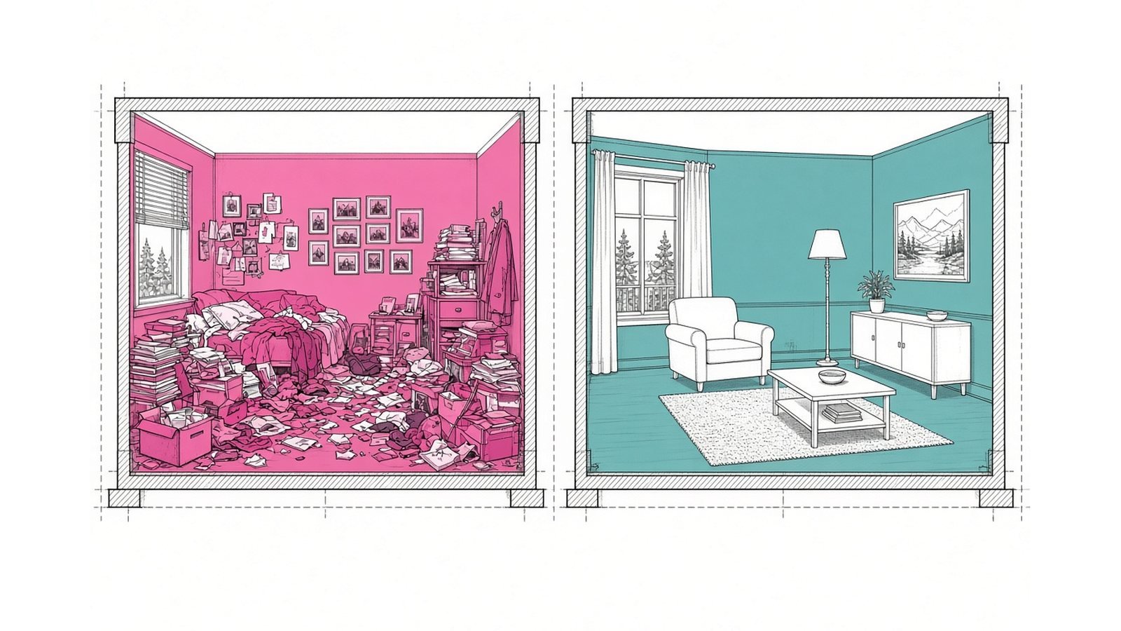 Declutter and depersonalize — Home Staging Guide for Sellers