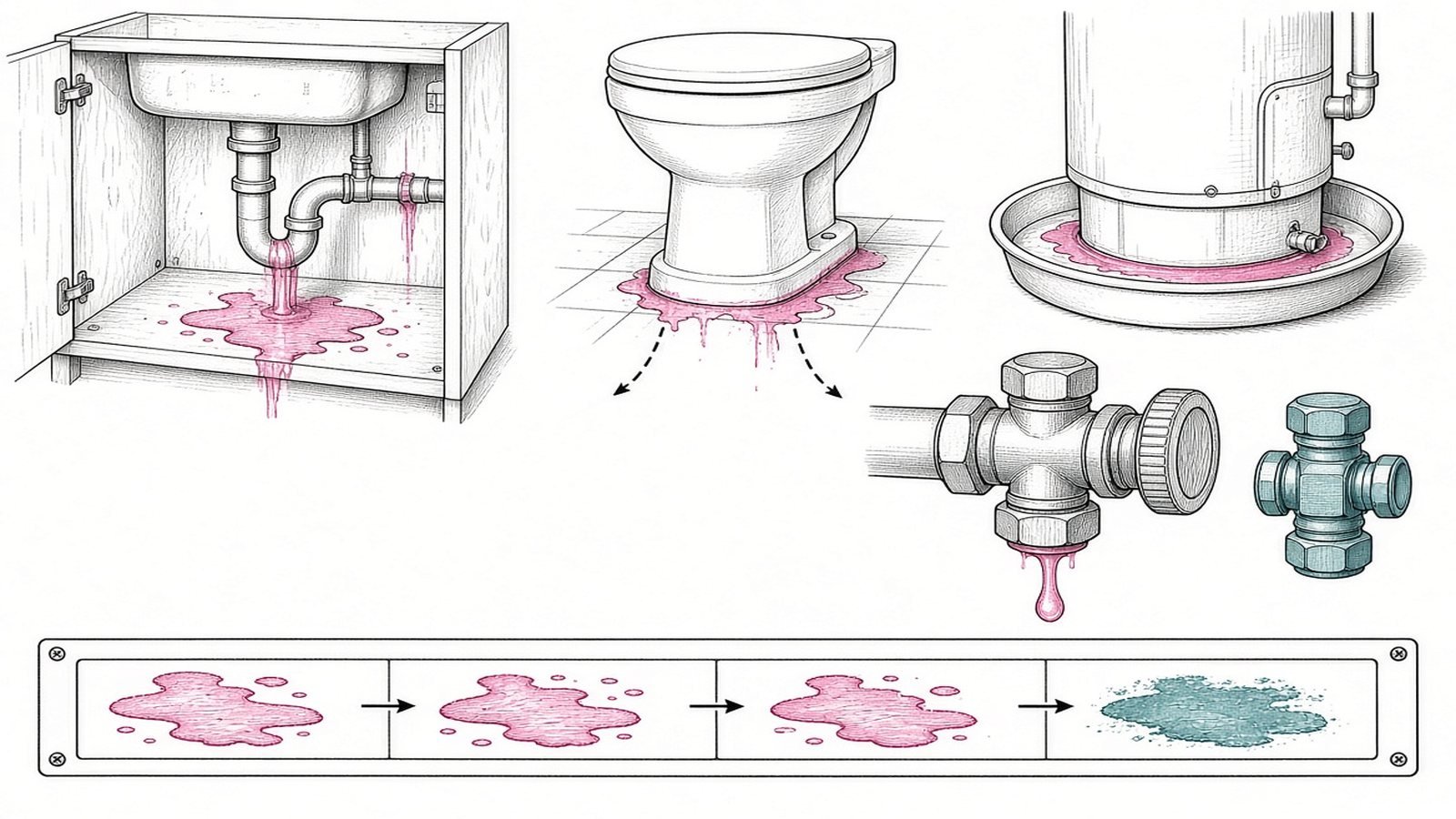 Look for the clues — How to Find a Hidden Water Leak