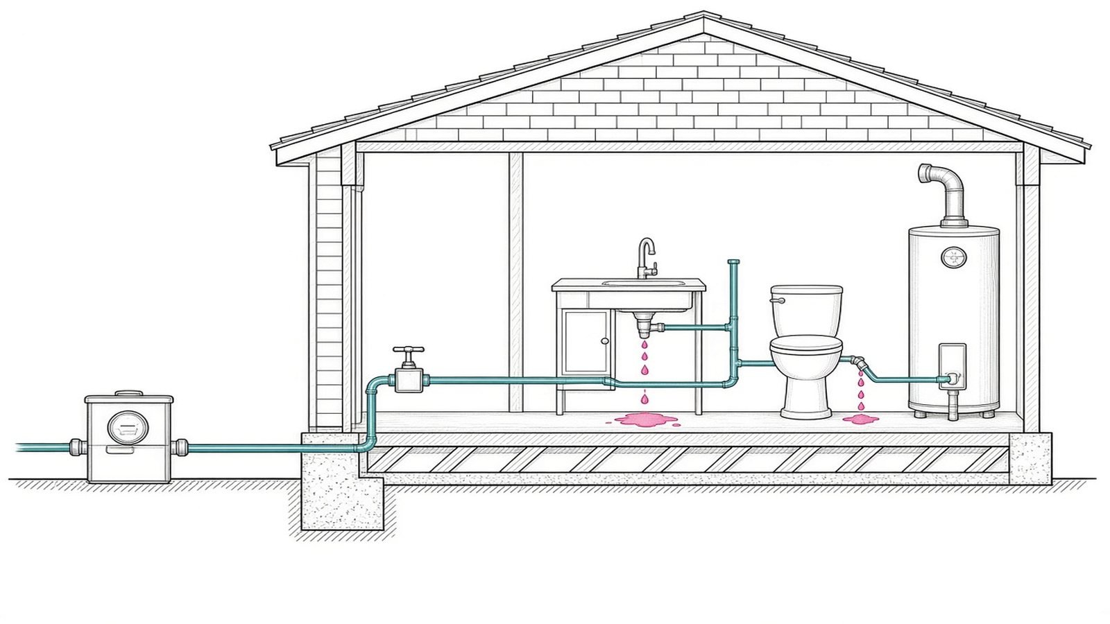 How to Find a Hidden Water Leak