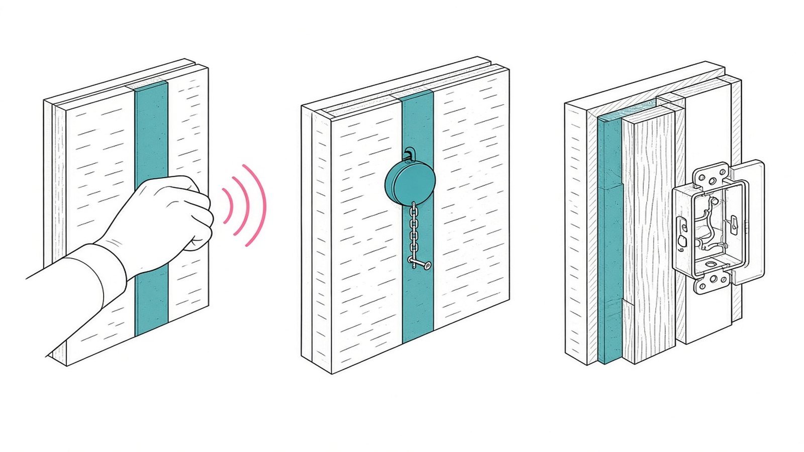Find studs without a finder — How to Find Wall Studs