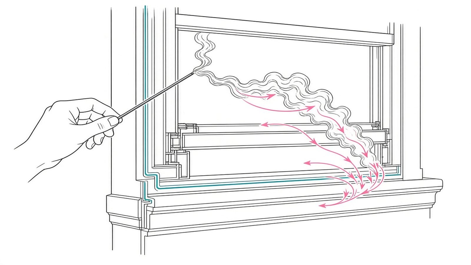Find the leaks — How to Fix a Drafty Window