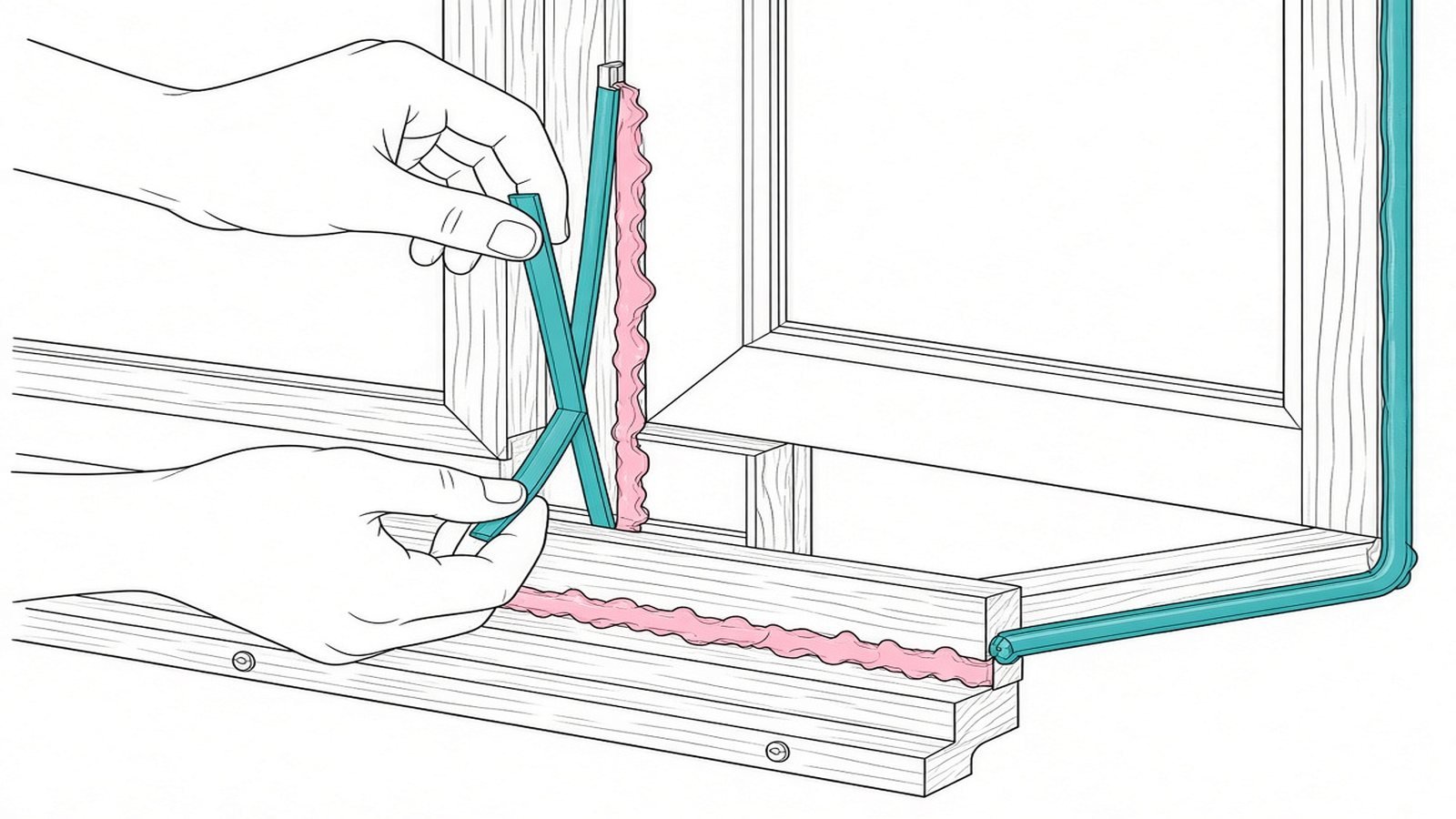 Seal the gaps — How to Fix a Drafty Window