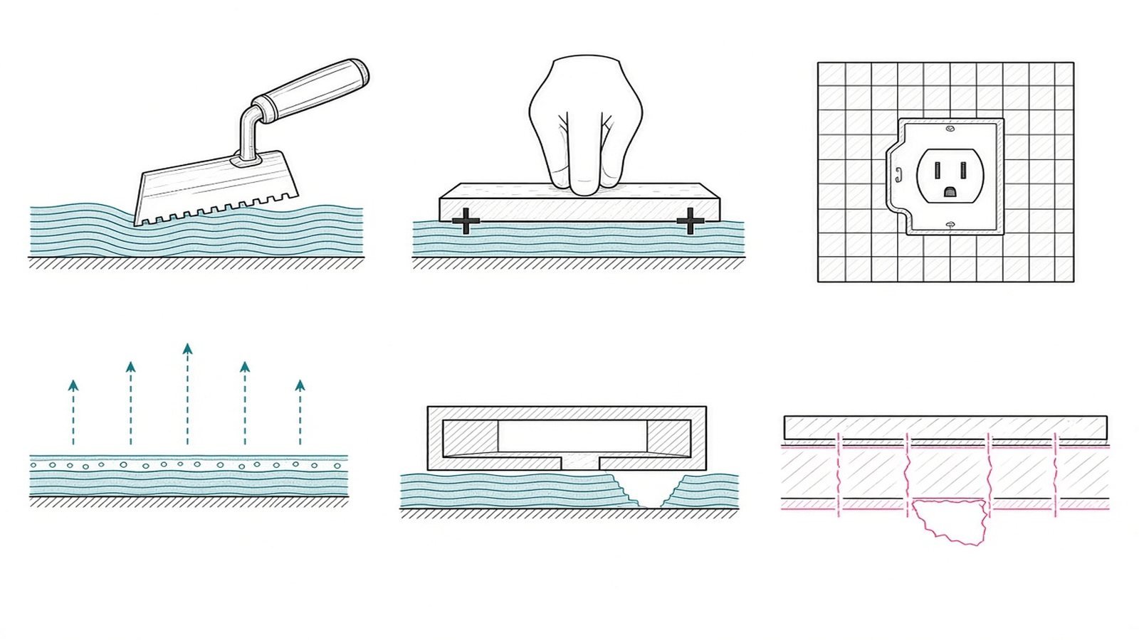 Set the tile — How to Install a Tile Backsplash