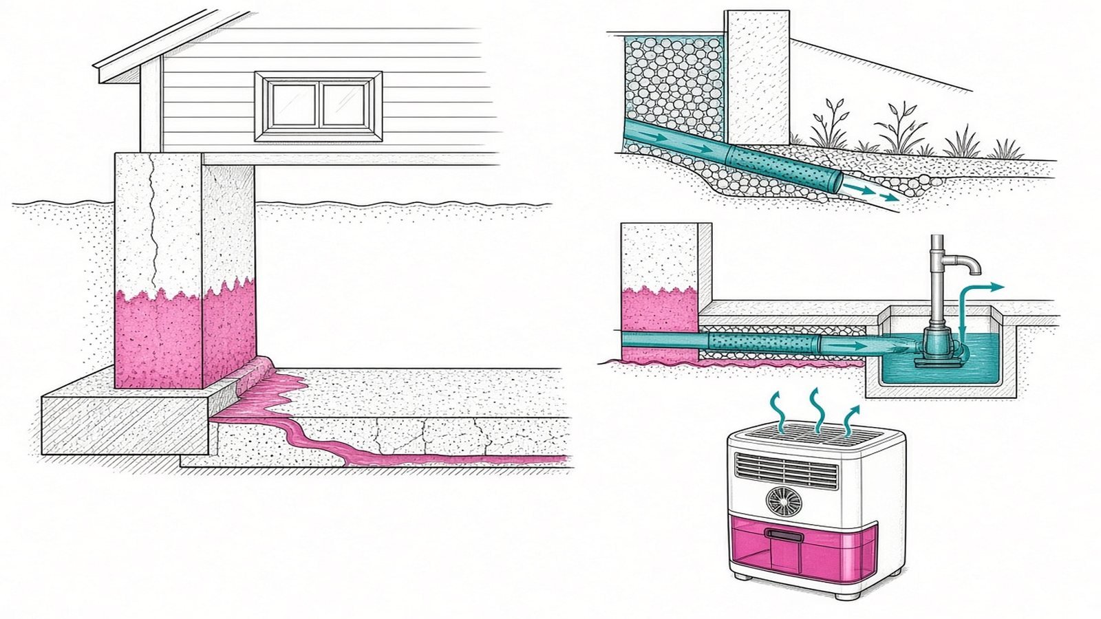 Solve moisture first — How to Insulate a Basement