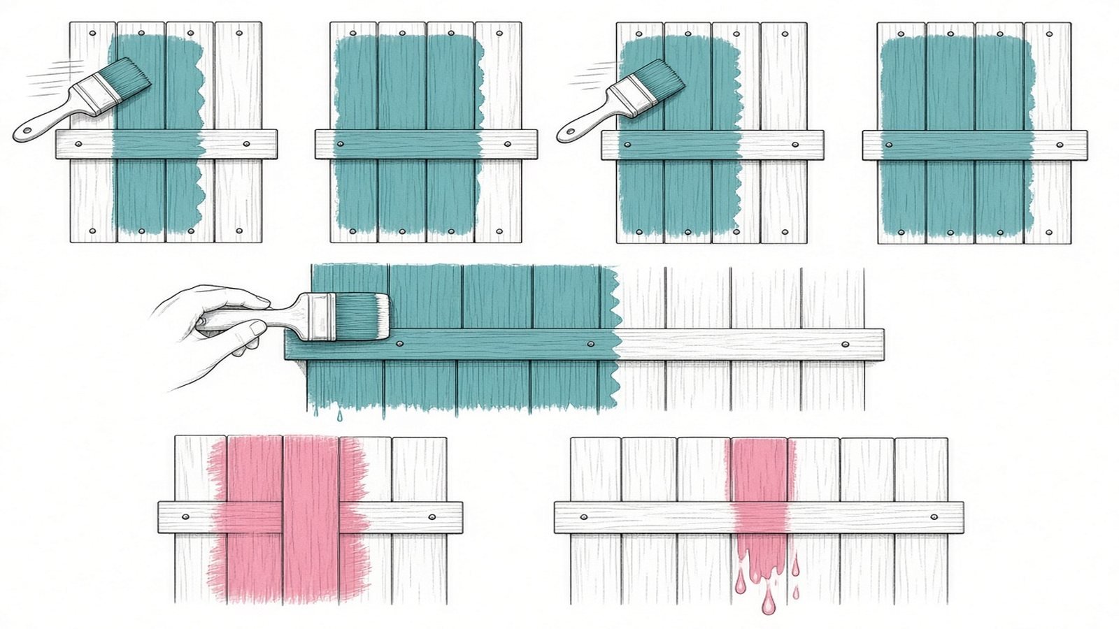 Apply efficiently — How to Paint or Stain a Fence
