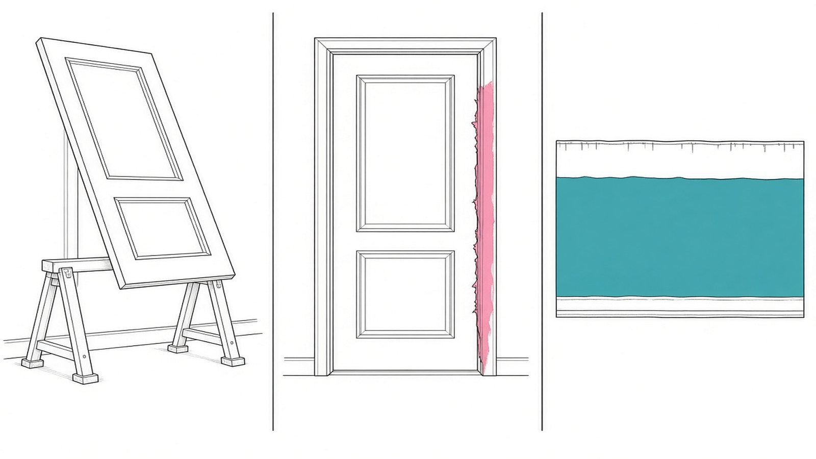 Let it cure — How to Paint a Front Door