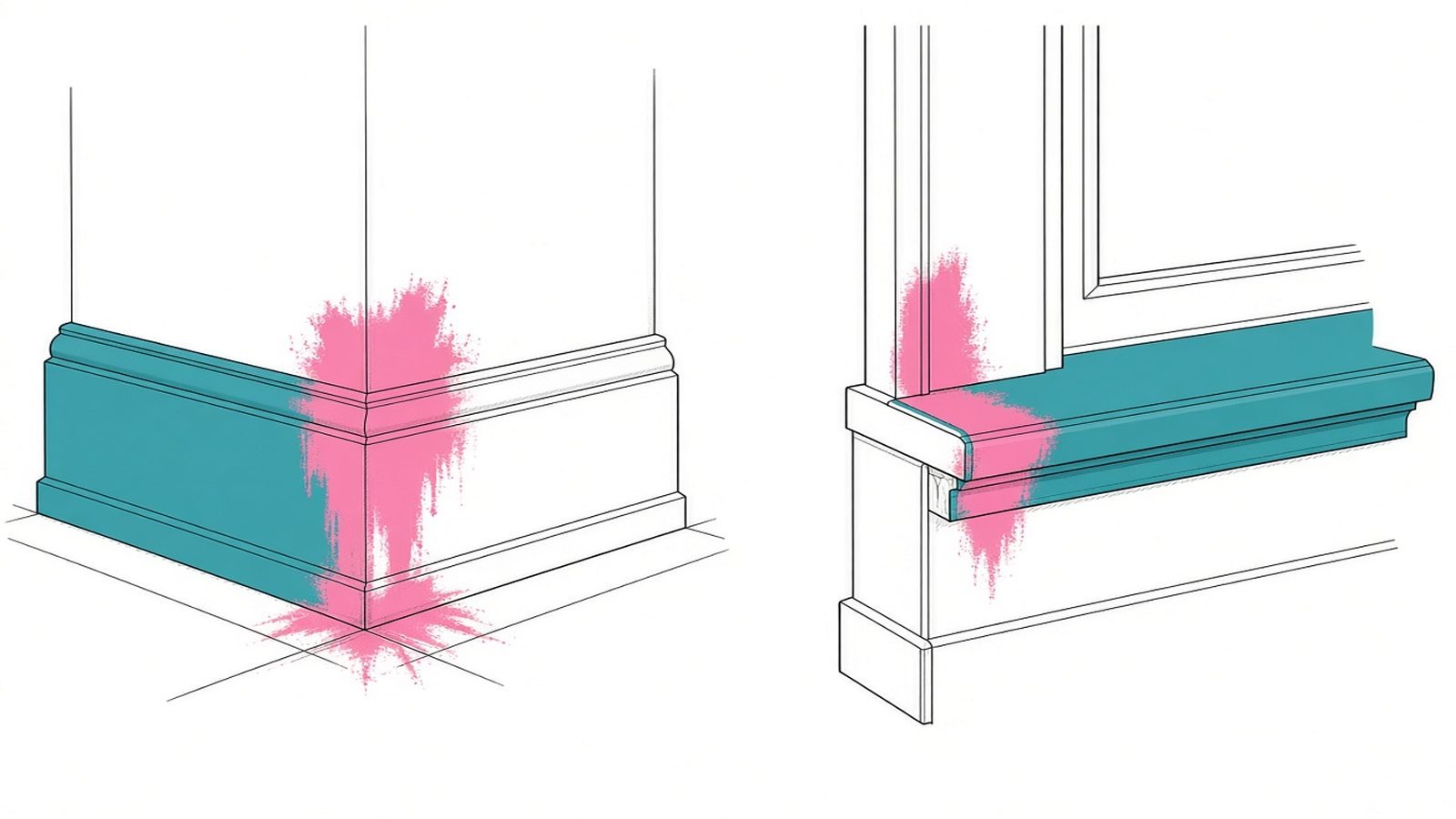 How to Paint Trim & Baseboards