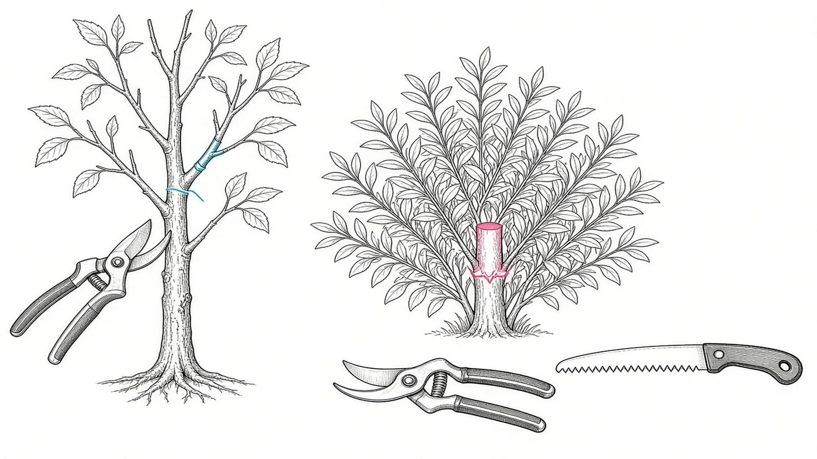 How to Prune Trees & Shrubs