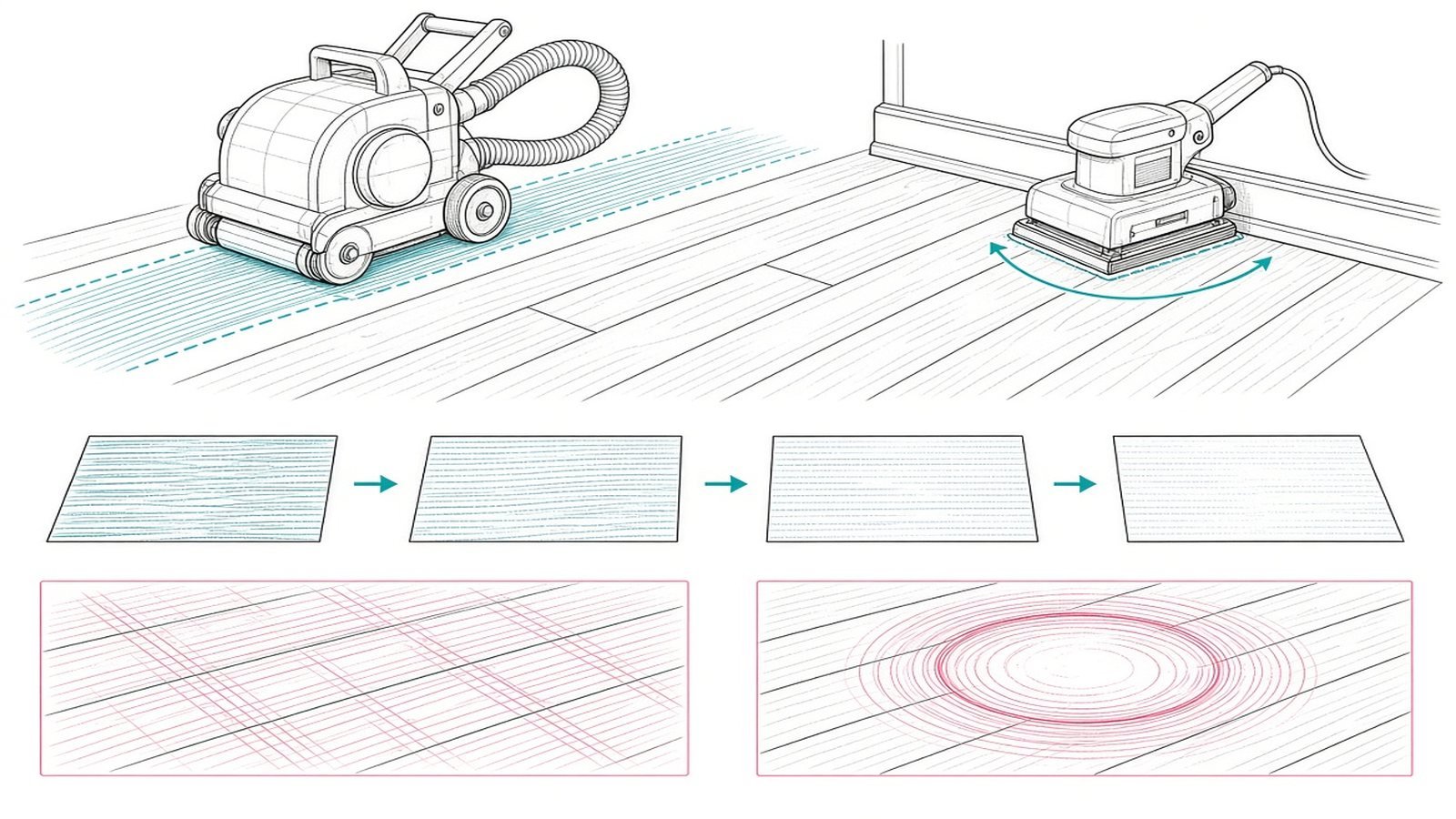 Sanding — How to Refinish Hardwood Floors