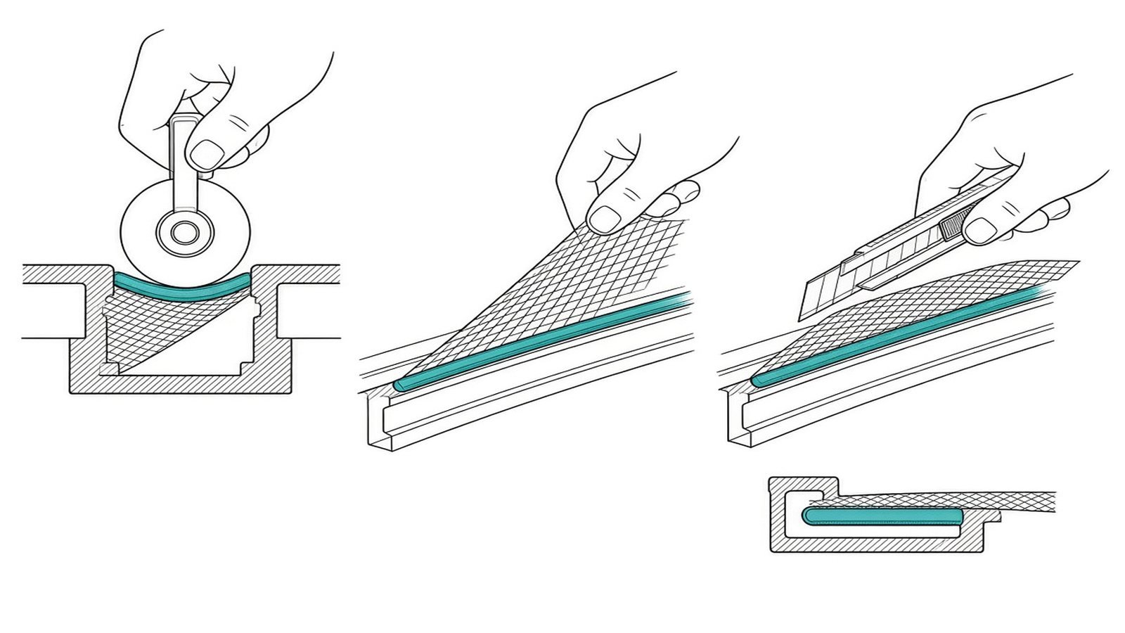 Trim — How to Replace a Window Screen