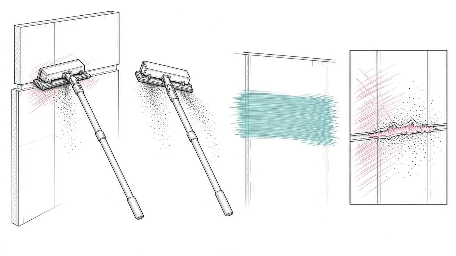 Sand and prime — How to Tape and Mud Drywall
