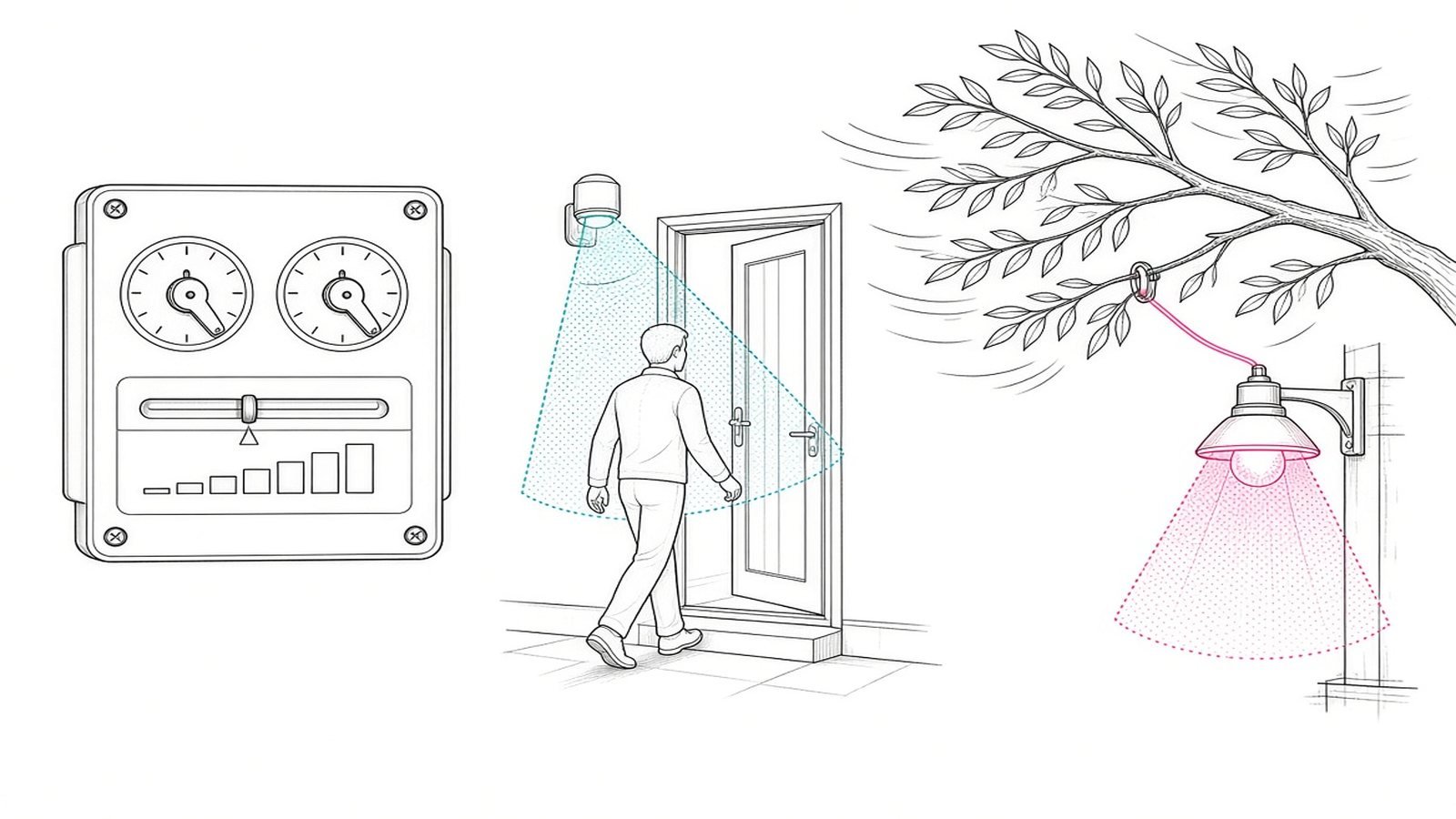 Adjust sensitivity and timing — Motion Sensor Light Guide