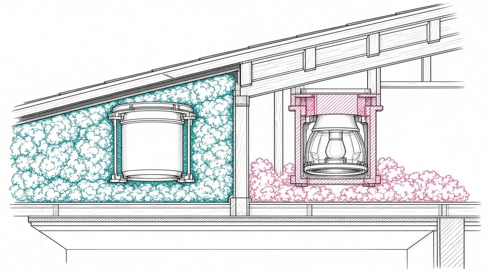 Use IC-rated housings in insulated ceilings — Recessed Lighting Guide