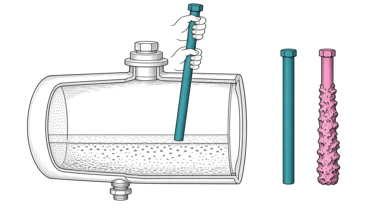 Check the anode rod — Water Heater Maintenance Guide